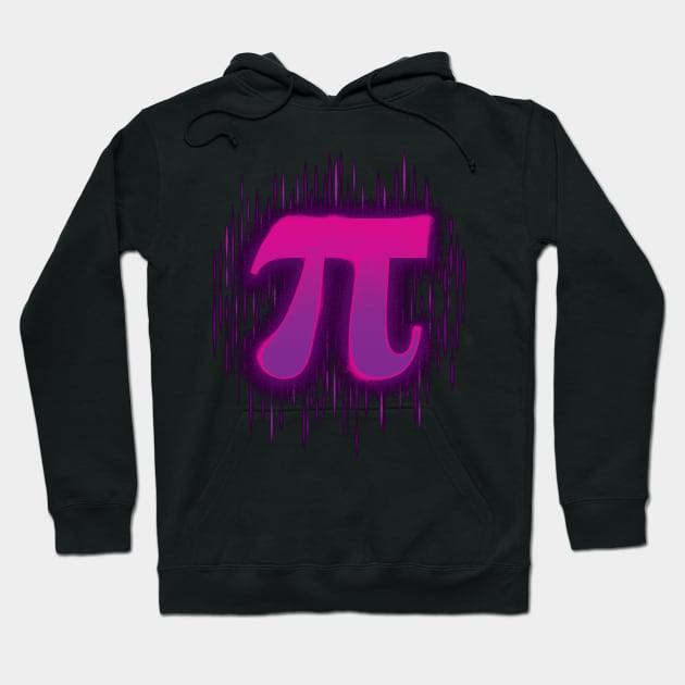 Greek Pi - Pinky Purple Hoodie by DCLawrenceUK